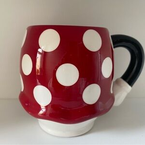 Minnie Mouse 3D Red Polka Dot Mug with Black Handle